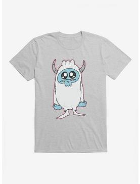 Depressed Monsters Abominable Yerman T-Shirt By Ryan Brunty, HEATHER GREY, hi-res
