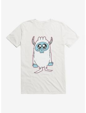 Depressed Monsters Abominable Yerman T-Shirt By Ryan Brunty, WHITE, hi-res