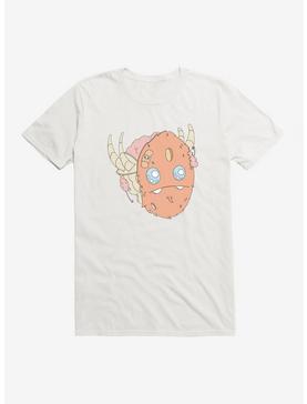 Depressed Monsters Masked Emotions T-Shirt By Ryan Brunty, WHITE, hi-res