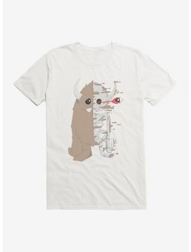 Depressed Monsters Fleeting Monster T-Shirt By Ryan Brunty, WHITE, hi-res