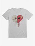 Depressed Monsters Skele-Heart Color T-Shirt By Ryan Brunty, , hi-res