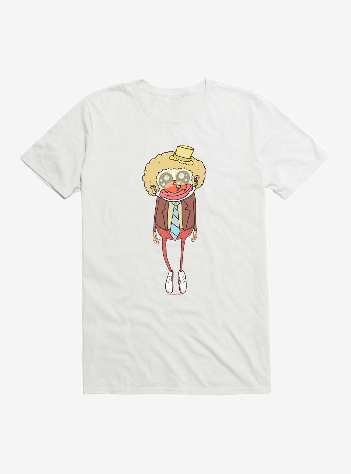 Plus Size Depressed Monsters Suited Casey The Clown T-Shirt By Ryan Brunty, , hi-res