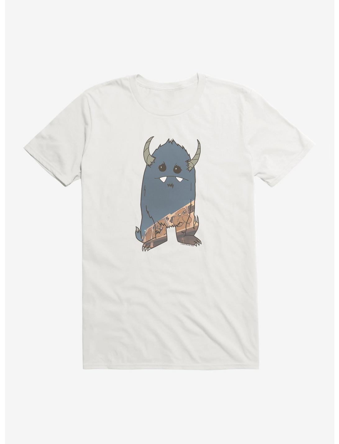 Depressed Monsters Yerman Mural T-Shirt By Ryan Brunty, , hi-res