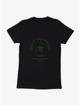 Black Shamrock Club Womens T-Shirt, , hi-res