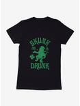 Skunk As A Drunk Leprechaun Womens T-Shirt, BLACK, hi-res