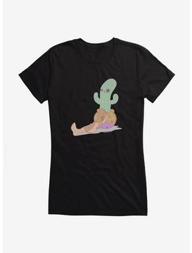 Plus Size Depresesd Monsters Cactus Rudy With Legs Girls T-Shirt By Ryan Brunty, , hi-res