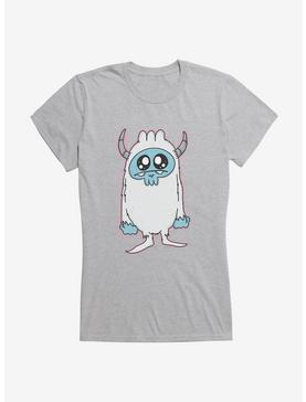 Depressed Monsters Abominable Yerman Girls T-Shirt By Ryan Brunty, HEATHER, hi-res