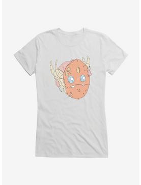Depressed Monsters Masked Emotions Girls T-Shirt By Ryan Brunty, WHITE, hi-res