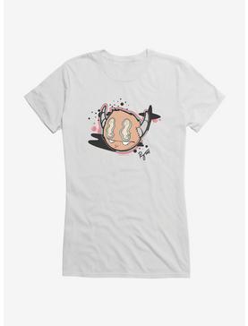 Depressed Monsters Long Drawn Girls T-Shirt By Ryan Brunty, WHITE, hi-res