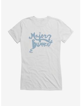 Depressed Monsters Major Bummer Girls T-Shirt By Ryan Brunty, WHITE, hi-res