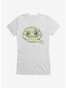 Depressed Monsters Mummy Girls T-Shirt By Ryan Brunty, WHITE, hi-res
