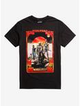 Star Wars The Mandalorian Art Deco Frame T-Shirt, BLACK, hi-res