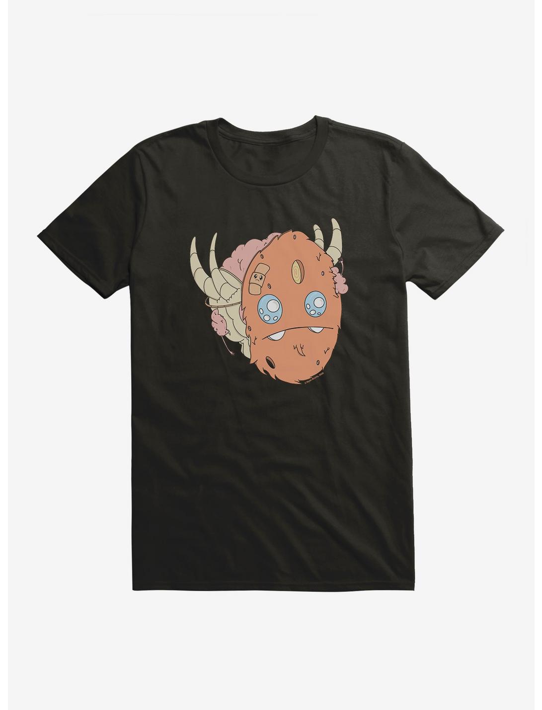 Depressed Monsters Masked Emotions T-Shirt By Ryan Brunty, BLACK, hi-res