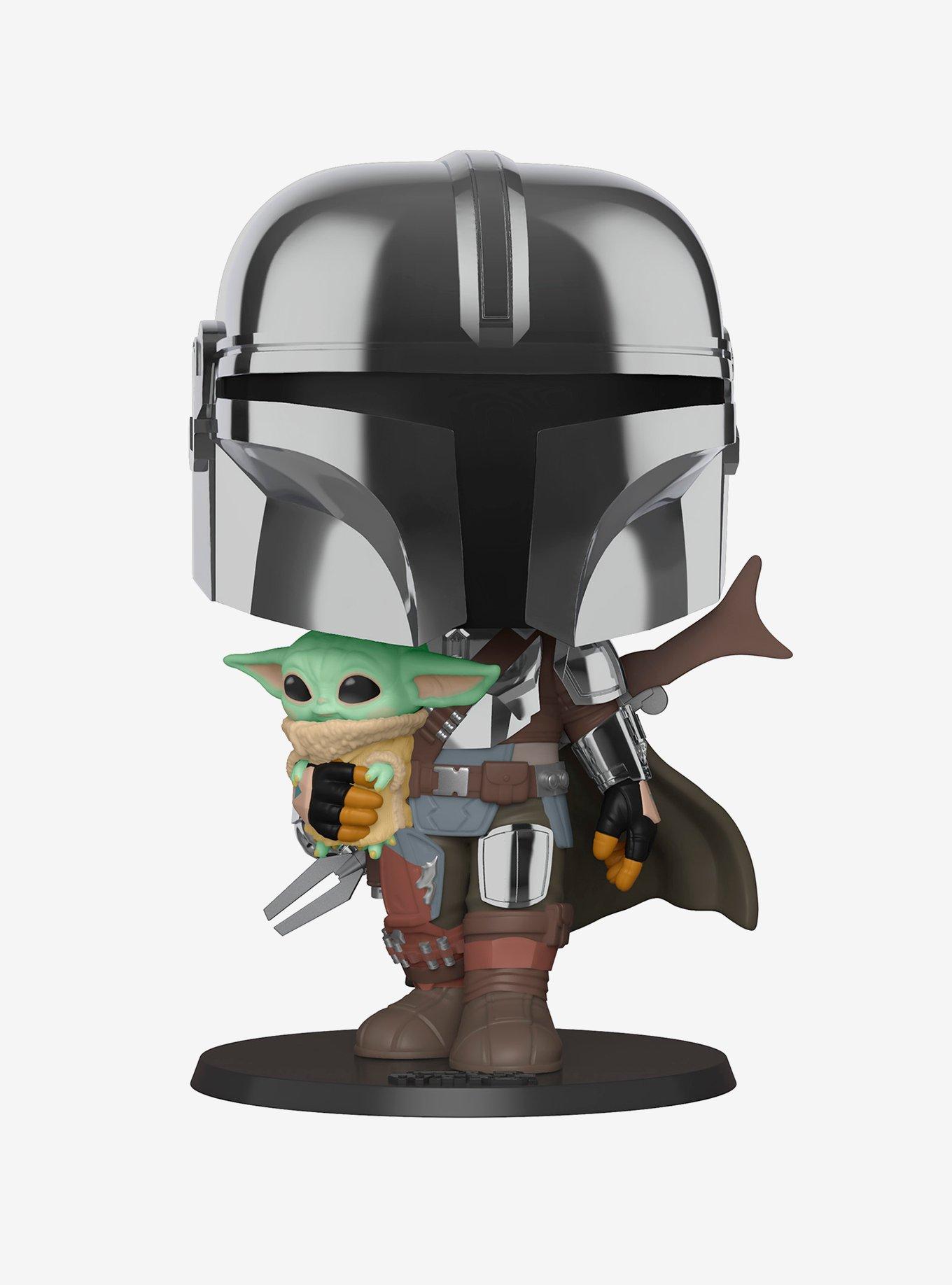 Funko Pop! Star Wars The Mandalorian with The Child 10 Inch Vinyl Bobble-Head, , hi-res