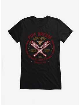 Busted Knuckle Garage Pipe Dream Mechanic Girls T-Shirt, , hi-res