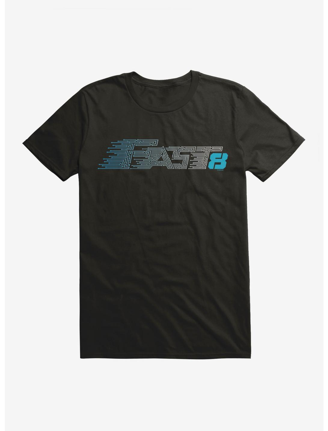 The Fate Of The Furious Fast 8 Blue Speed Logo T-Shirt, BLACK, hi-res