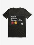 The Fate Of The Furious Subway Sign T-Shirt, BLACK, hi-res