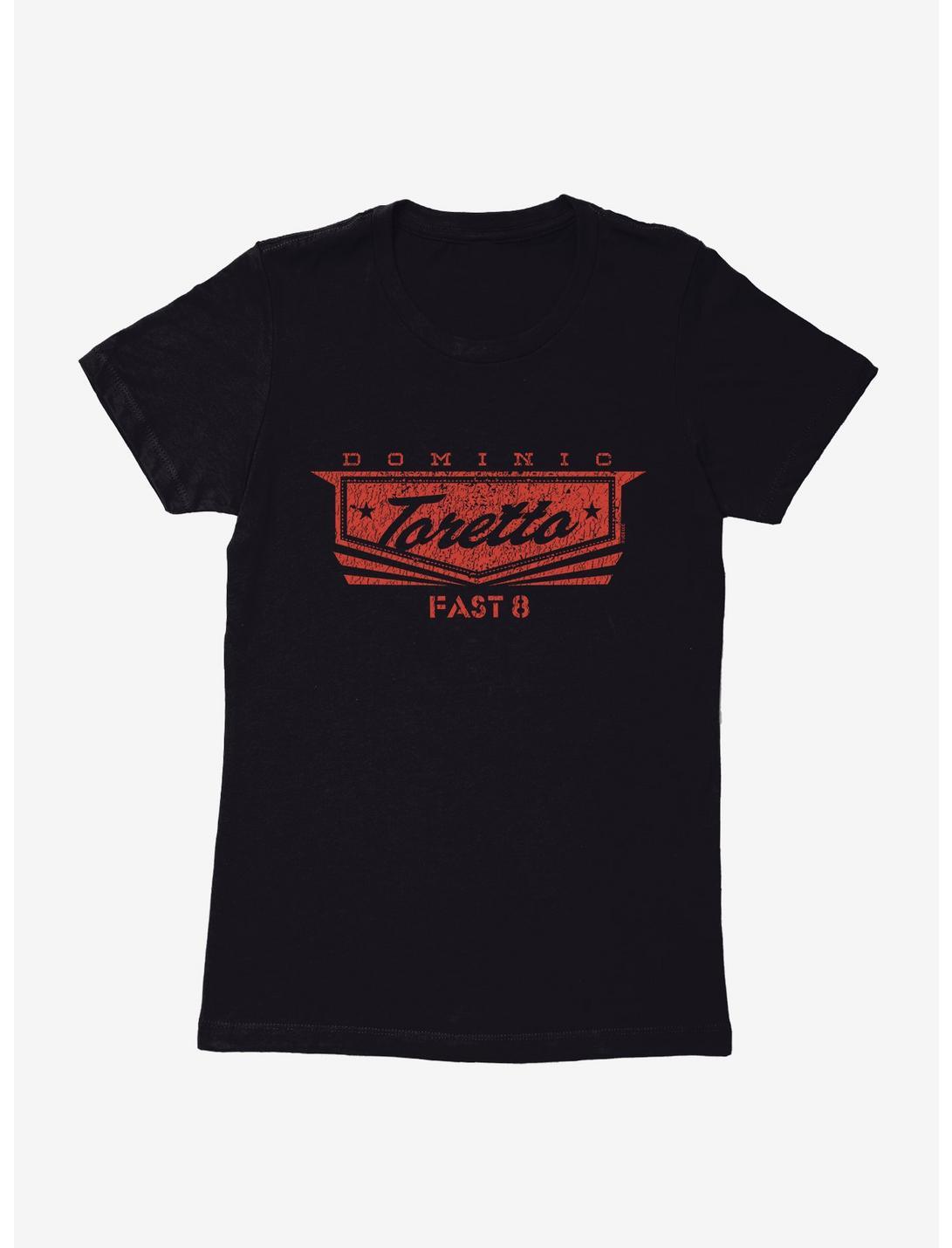 The Fate Of The Furious Dominic Toretto Script Womens T-Shirt, BLACK, hi-res