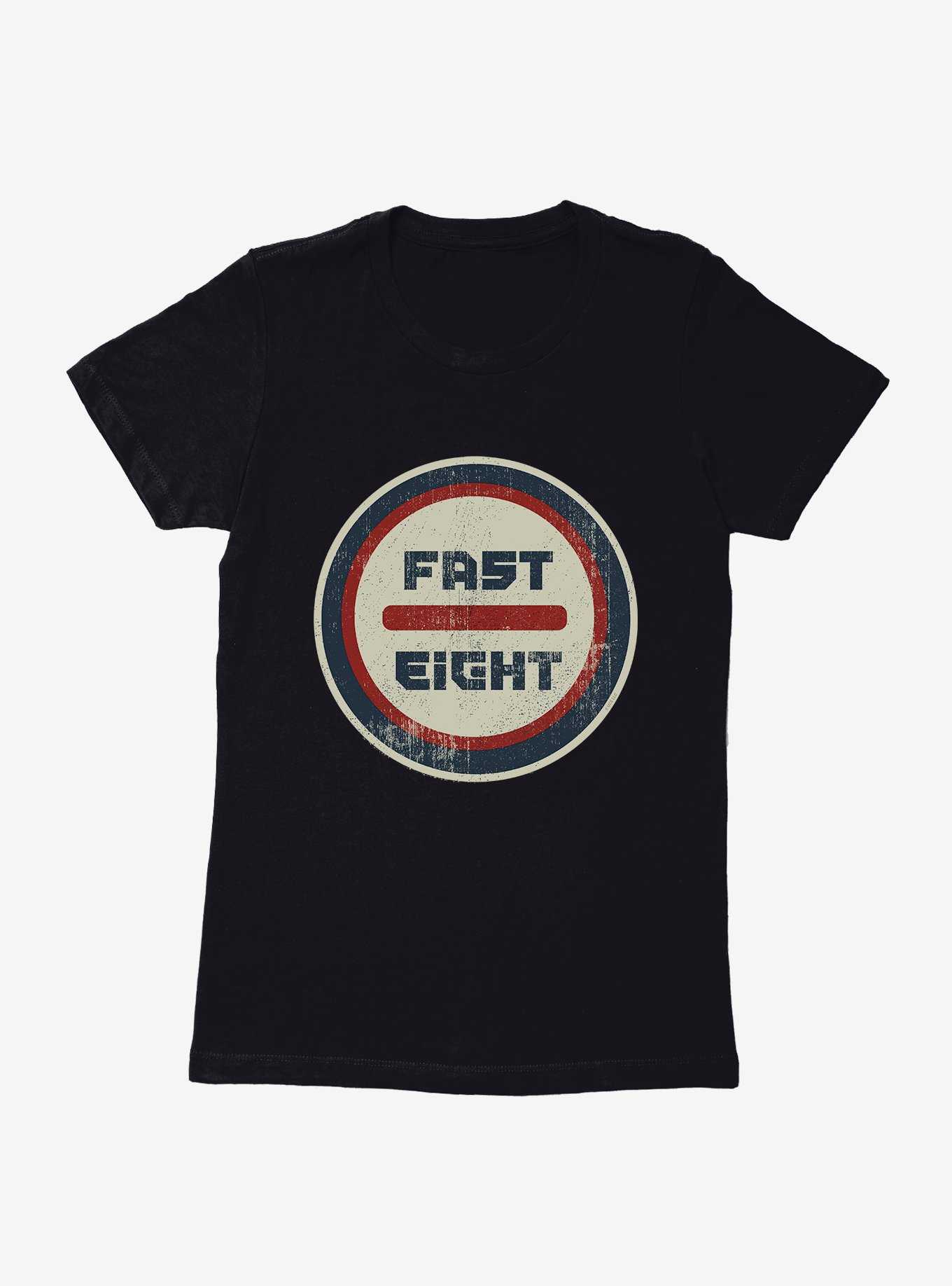 The Fate Of The Furious Fast 8 Script Circle Logo Womens T-Shirt, , hi-res