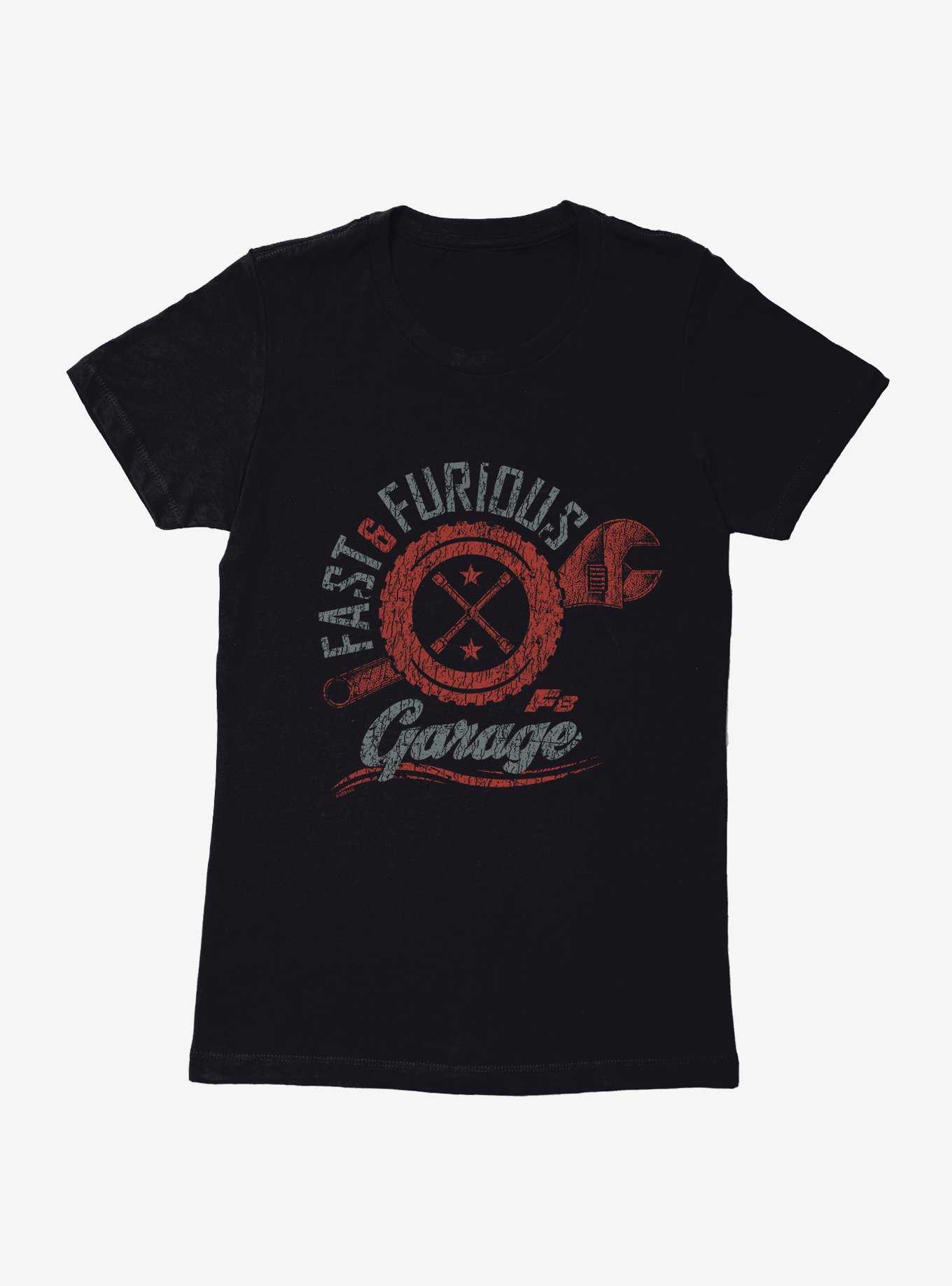 The Fate Of The Furious Fast And Furious Garage Womens T-Shirt, , hi-res