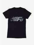 The Fate Of The Furious Gray Squared Logo Womens T-Shirt, BLACK, hi-res