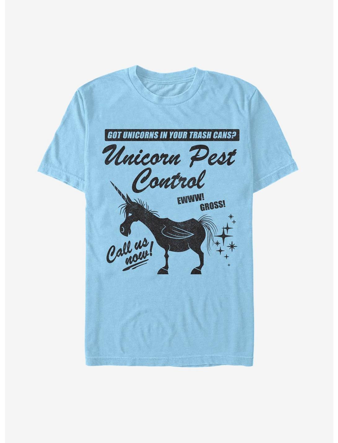 Disney Pixar Onward Unicorn Pest Control T-Shirt, LT BLUE, hi-res