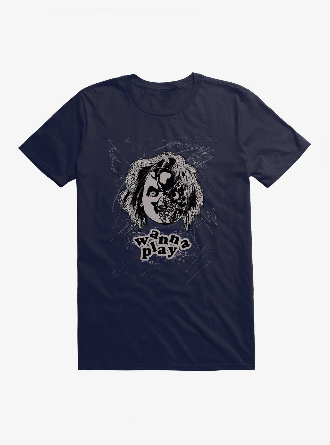 Chucky Wanna Play Face T-Shirt, , hi-res