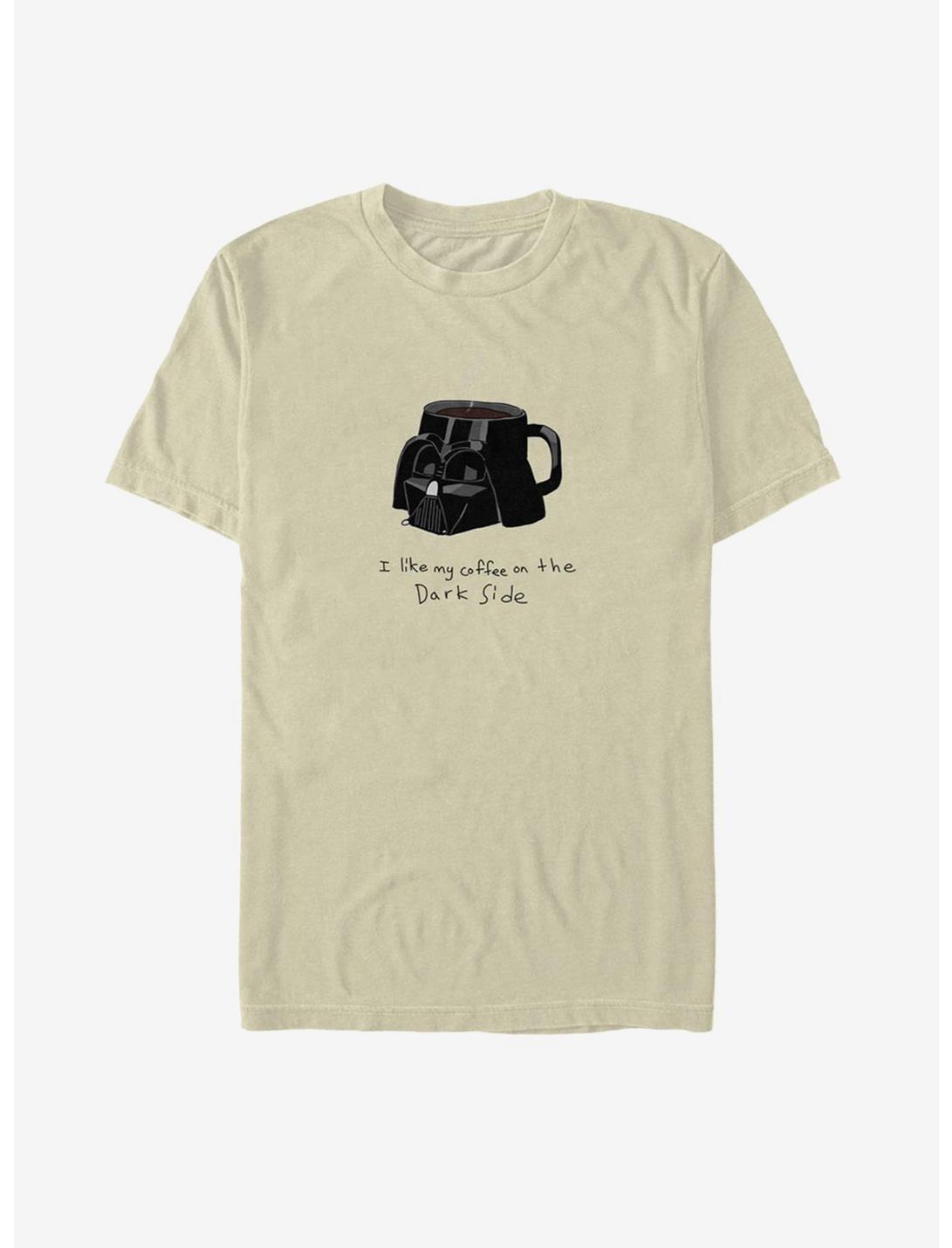 Star Wars Coffee On The Dark Side T-Shirt, SAND, hi-res