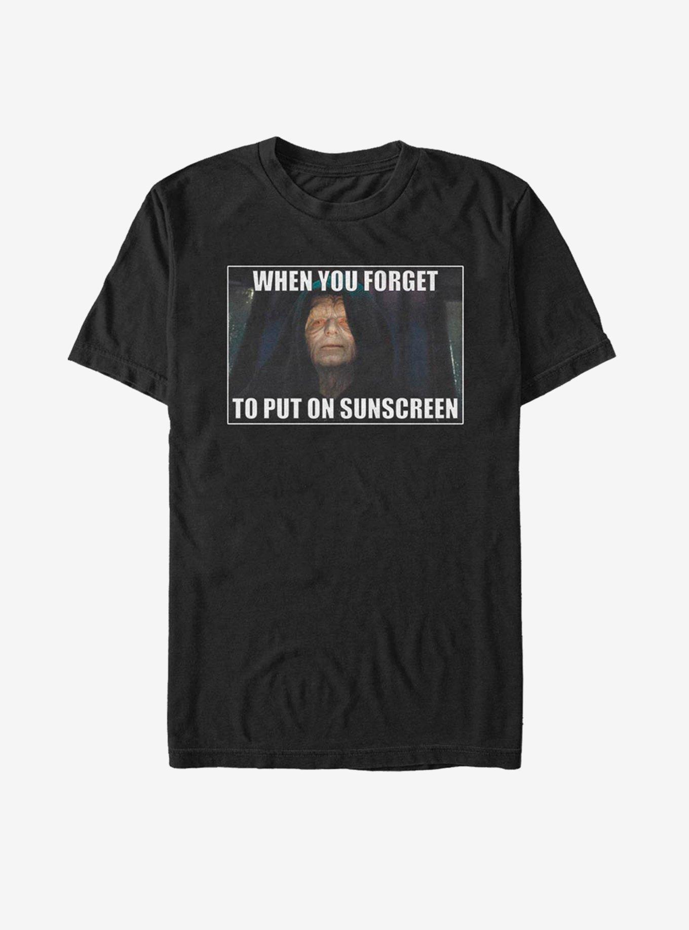Star Wars Forget To Put On Sunscreen T-Shirt, , hi-res