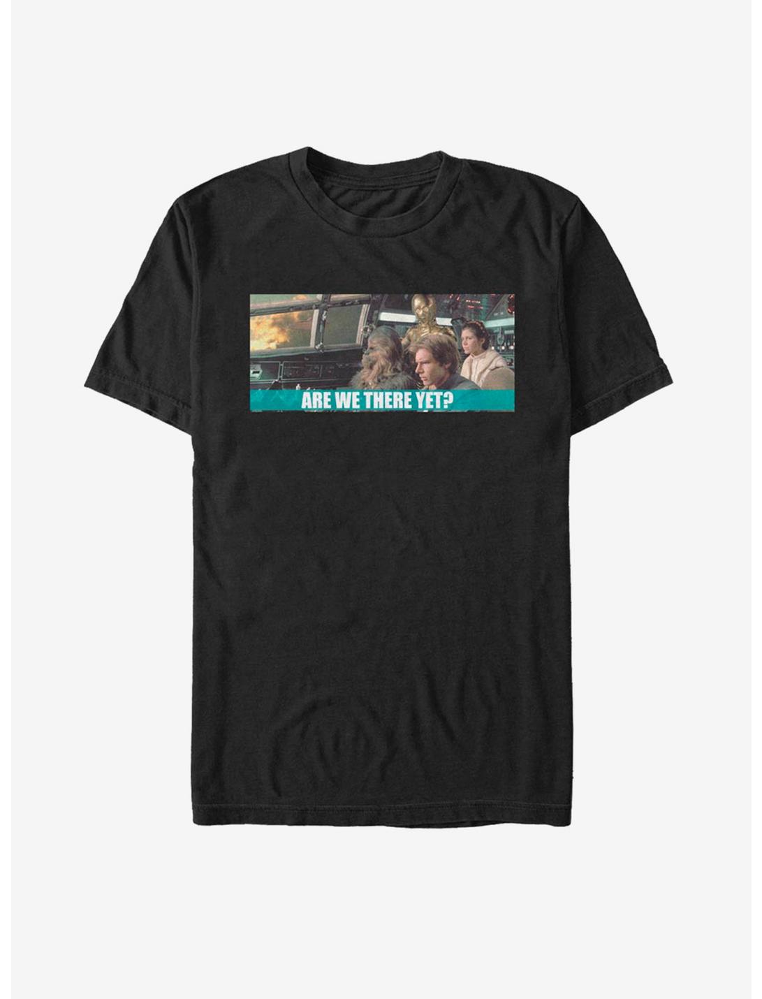 Star Wars Are We There Yet T-Shirt, BLACK, hi-res