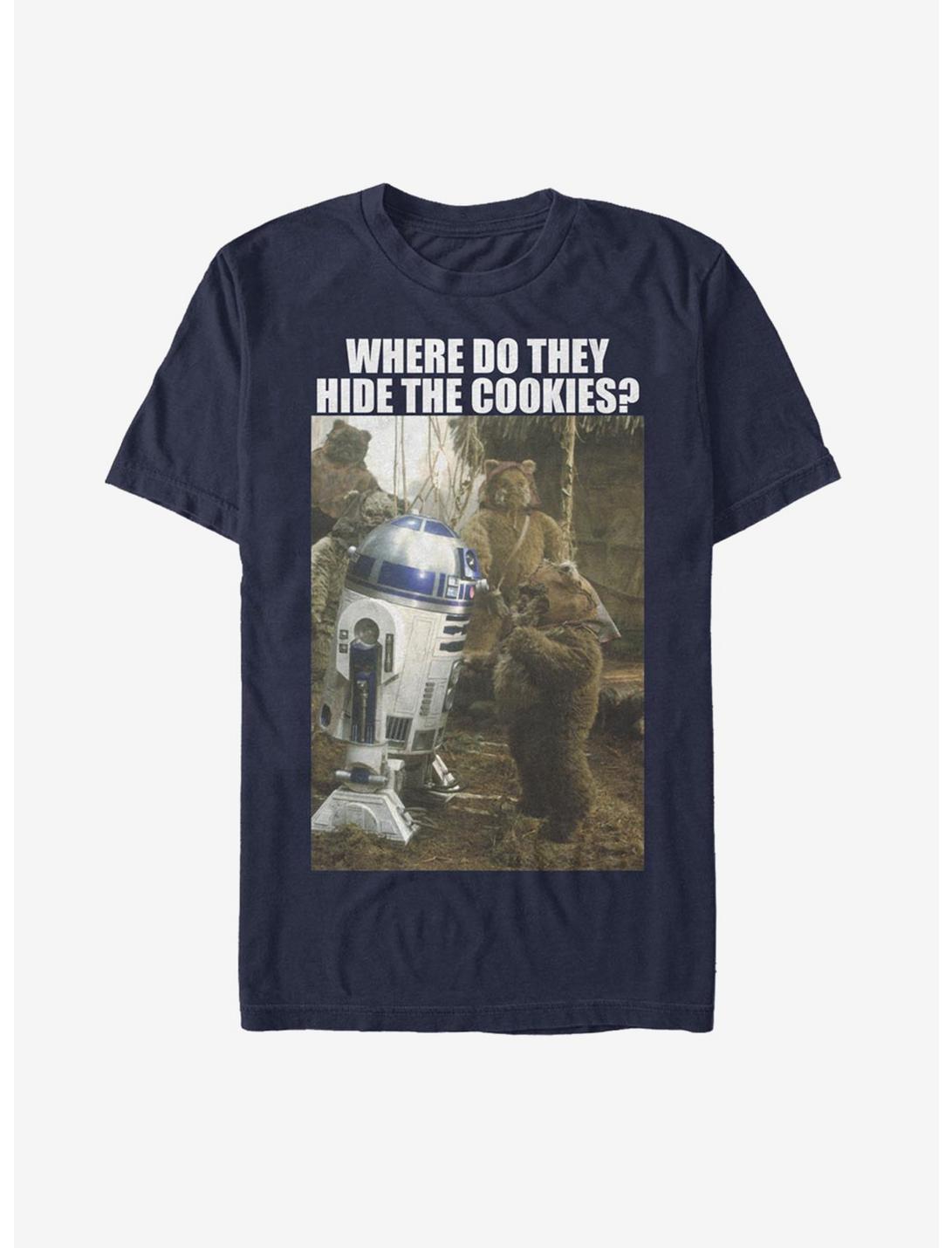Star Wars R2D2 Hidden Cookies T-Shirt, NAVY, hi-res