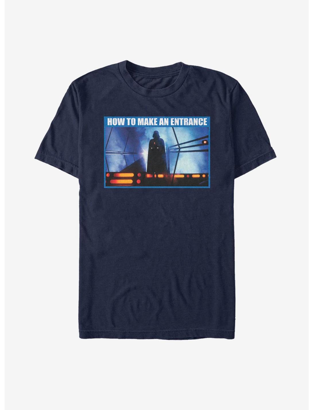 Star Wars How To Make An Entrance T-Shirt, NAVY, hi-res