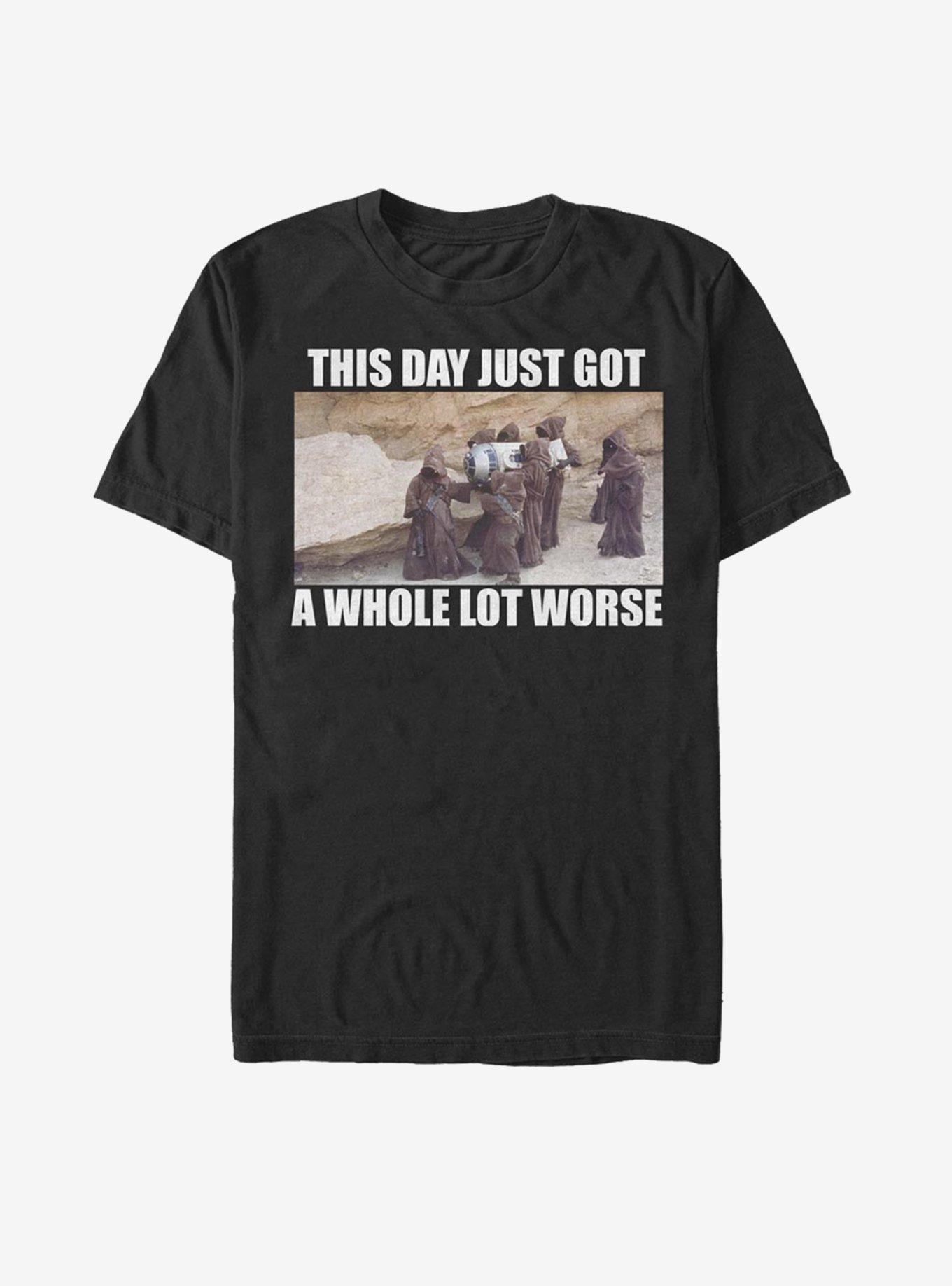 Star Wars Kidnapped R2D2 T-Shirt, BLACK, hi-res