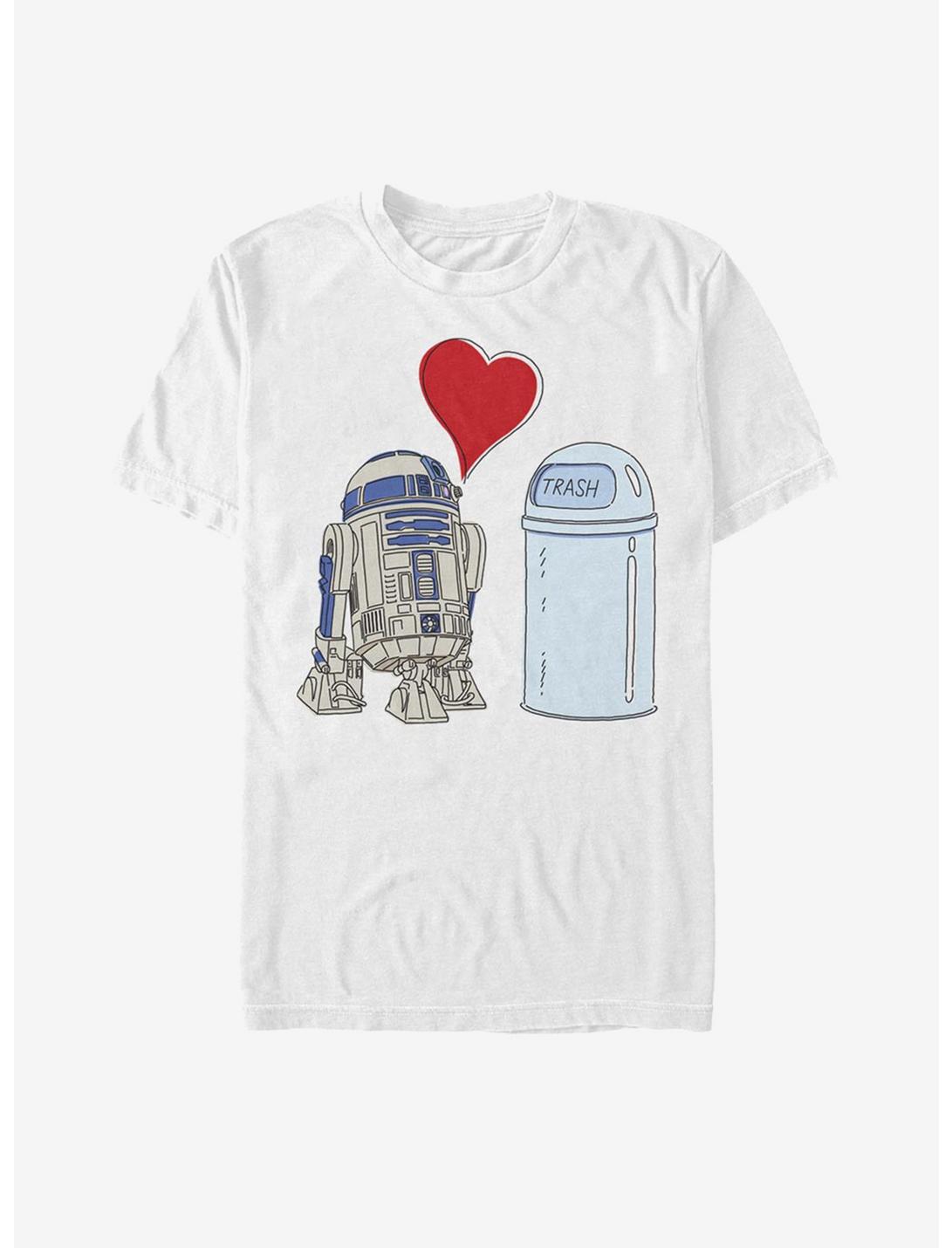Star Wars R2D2 Trash Love T-Shirt, WHITE, hi-res