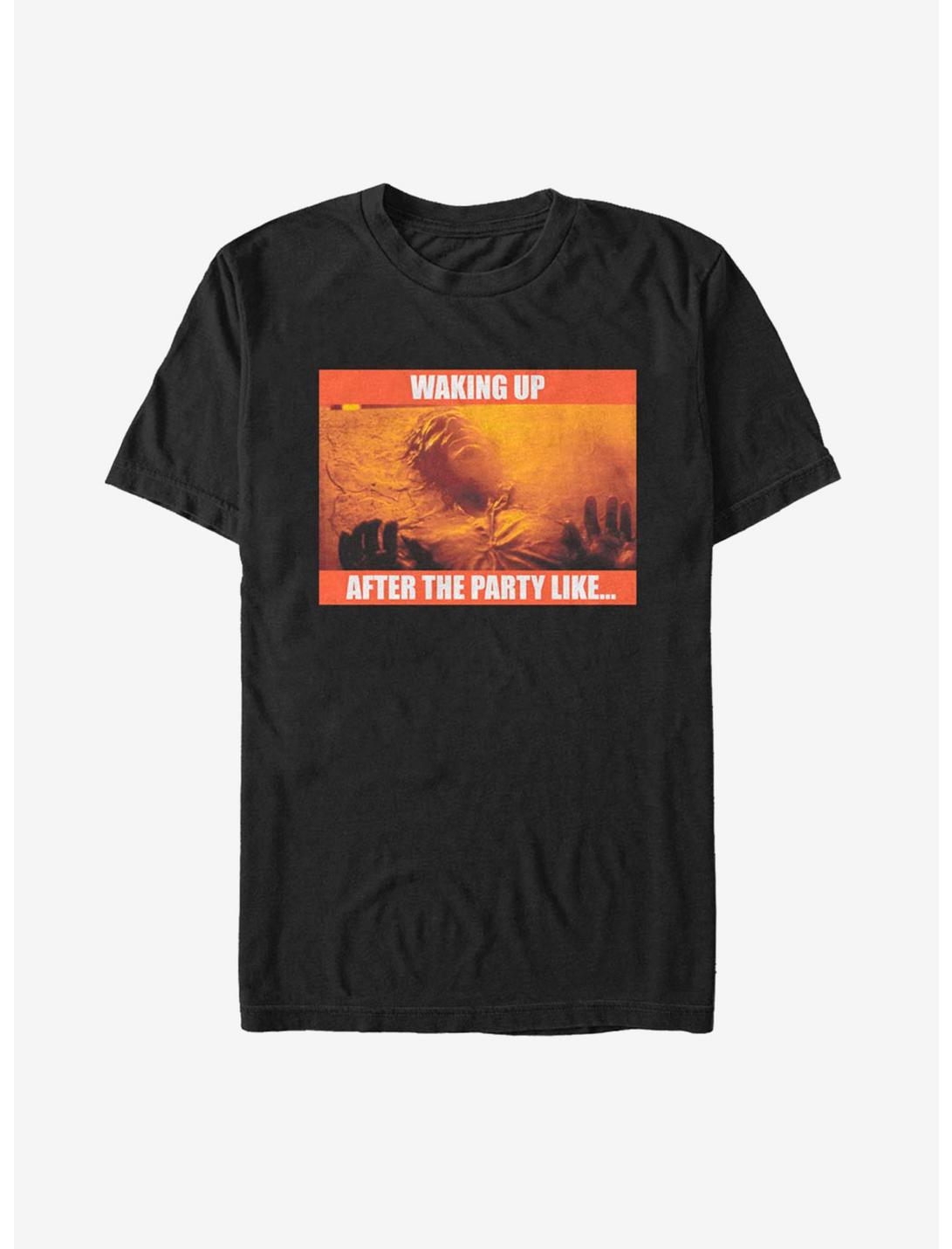 Star Wars Waking Up After The Party T-Shirt, BLACK, hi-res