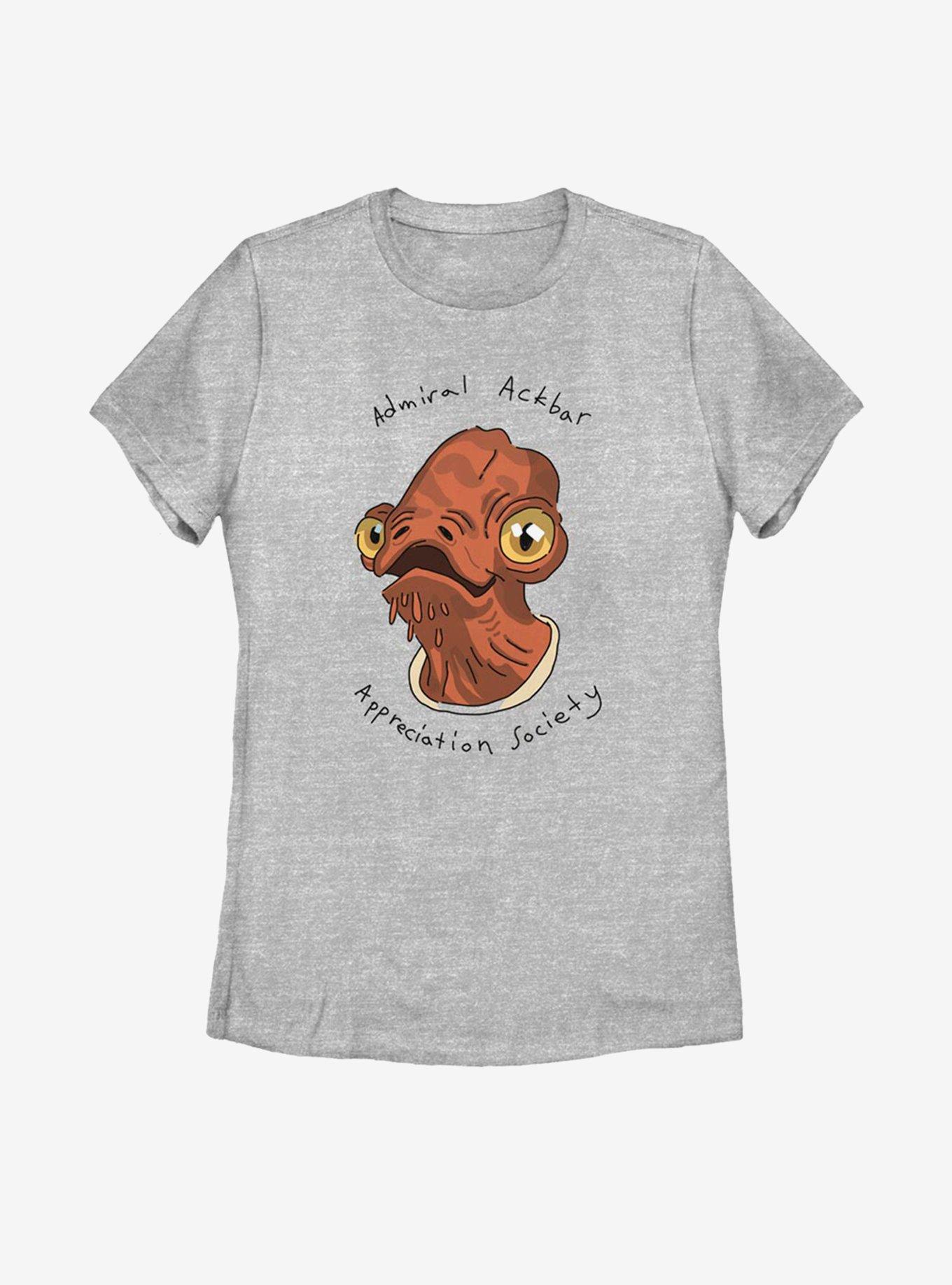 Star Wars Admiral Ackbar Appreciation Society Womens T-Shirt, , hi-res