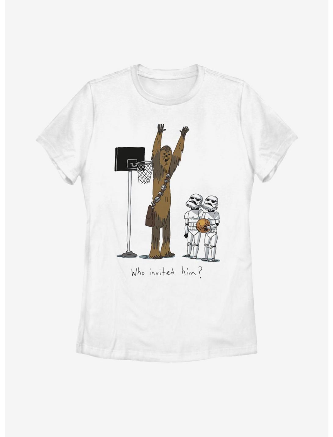 Star Wars Chewie Basketball Womens T-Shirt, WHITE, hi-res