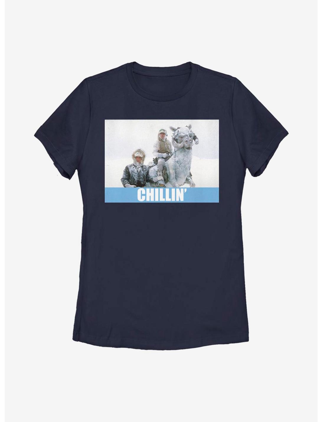 Star Wars Chillin' Womens T-Shirt, NAVY, hi-res