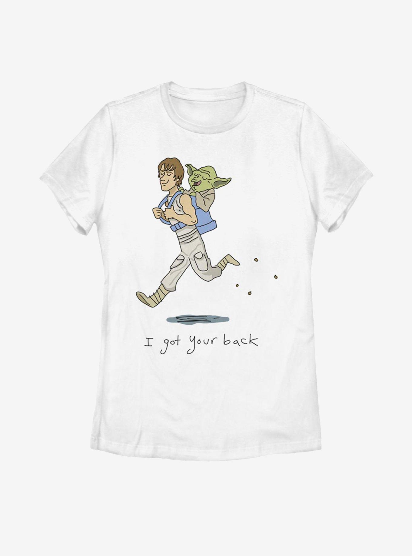 Star Wars Luke Yoda Got Your Back Womens T-Shirt