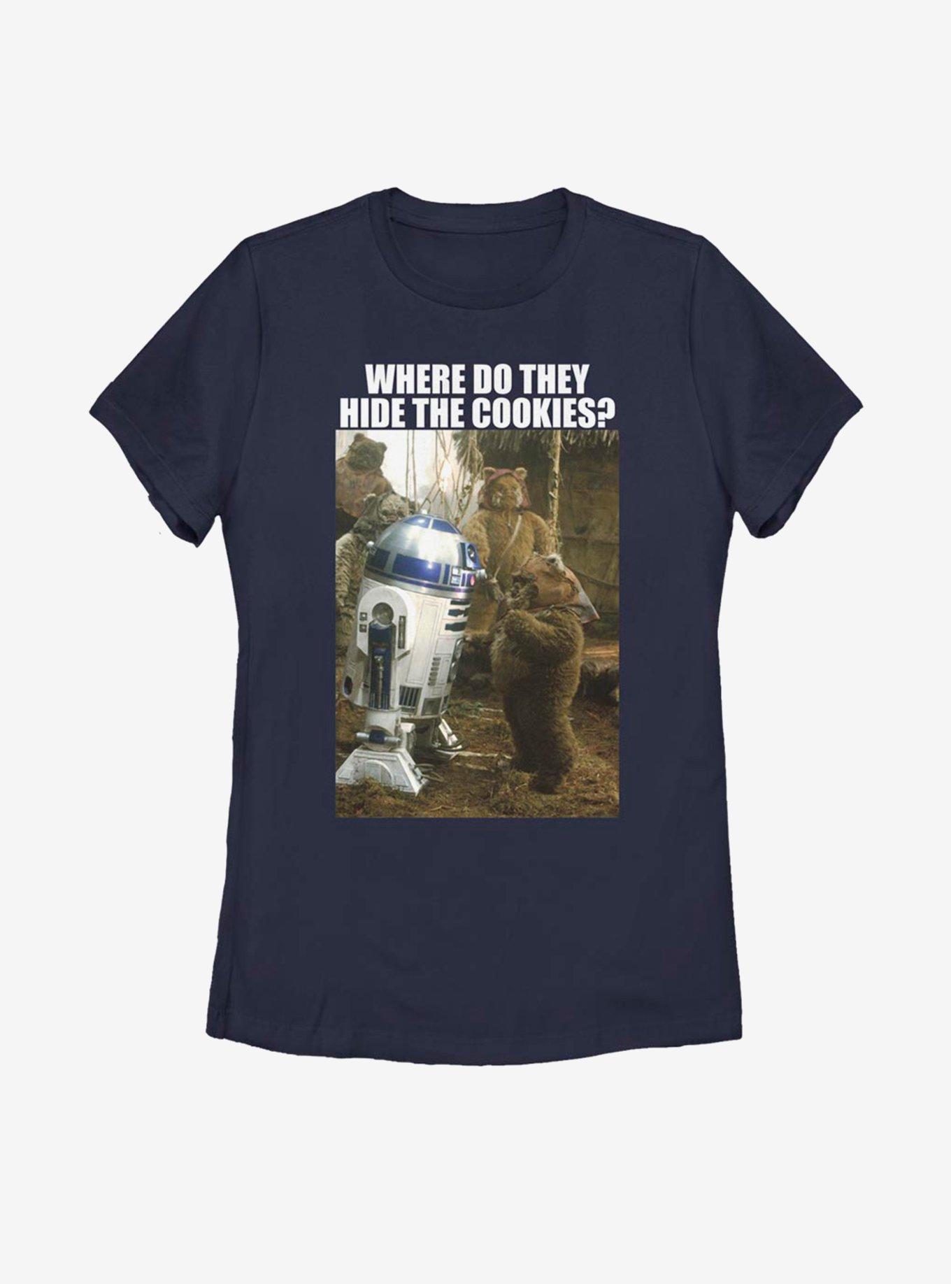 Star Wars R2D2 Hidden Cookies Womens T-Shirt, , hi-res