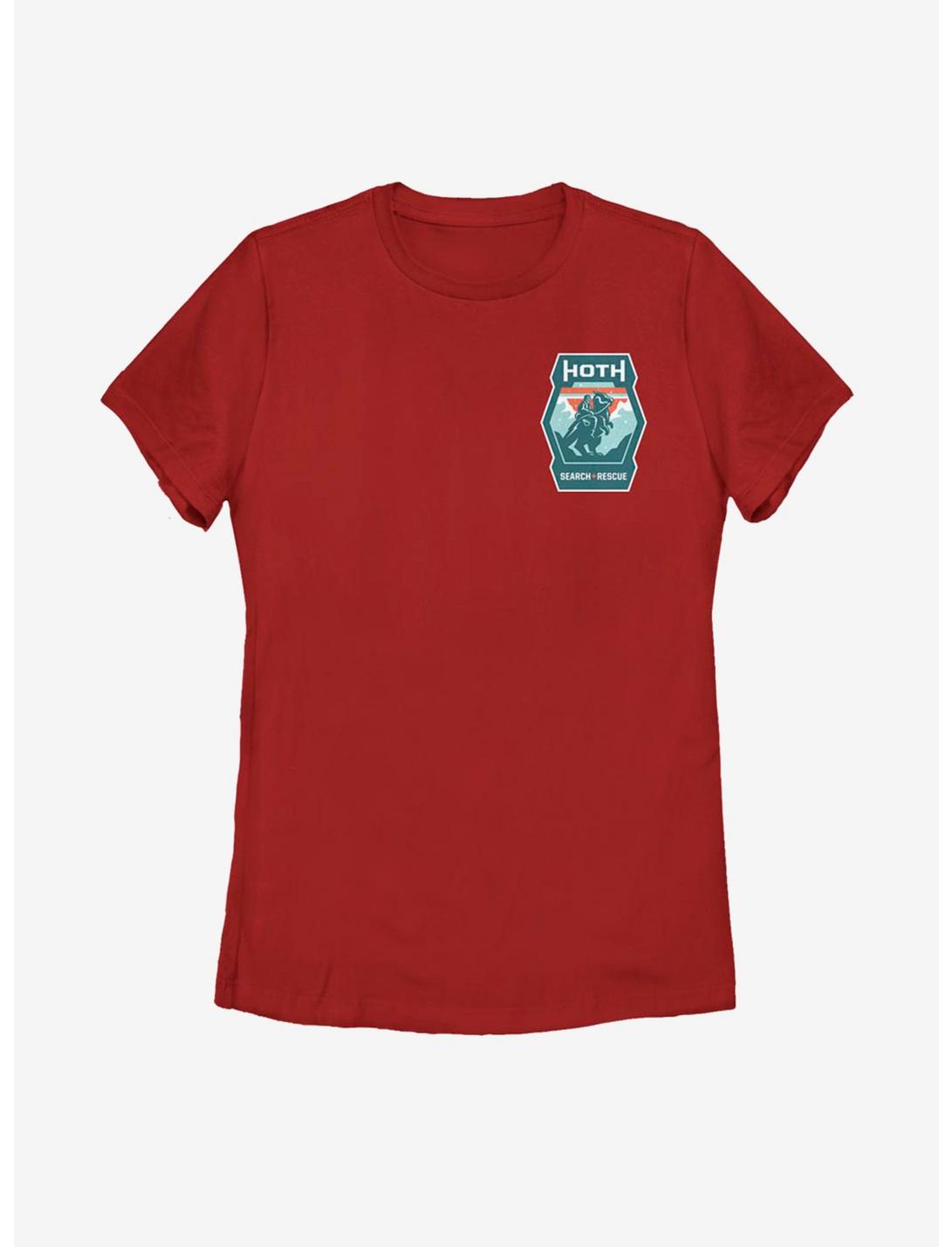 Star Wars Hoth Search And Rescue Womens T-Shirt, RED, hi-res