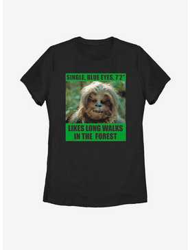 Star Wars Chewie Dating Profile Womens T-Shirt, , hi-res