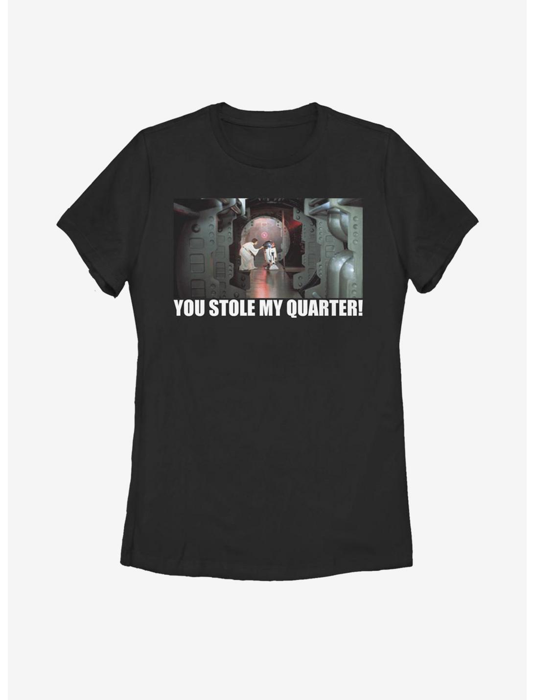 Star Wars Quarter Stealer Womens T-Shirt, BLACK, hi-res