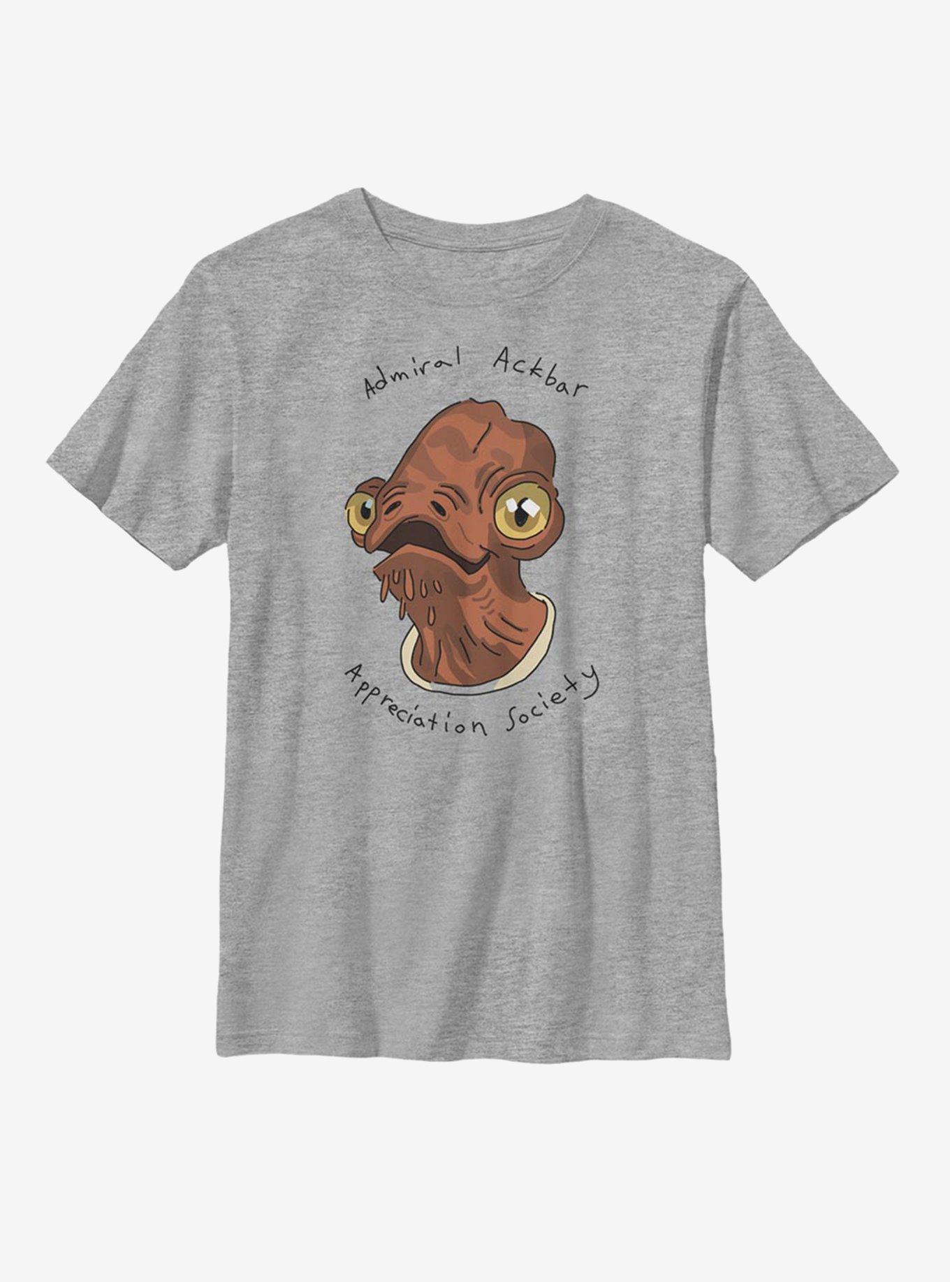Star Wars Admiral Ackbar Appreciation Society Youth T-Shirt, , hi-res