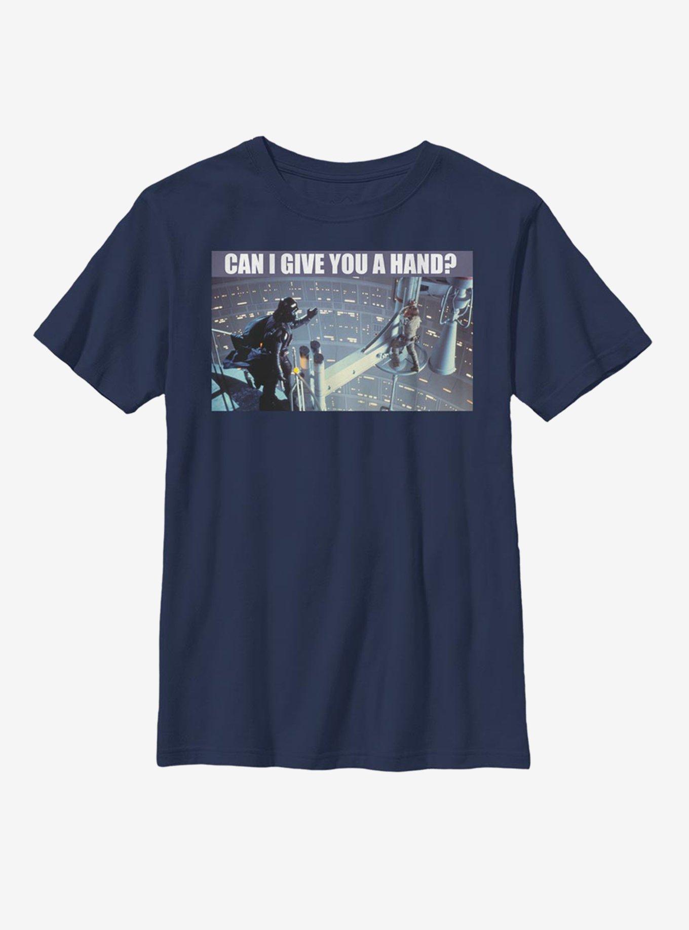 Star Wars Vader Luke Can I Give You A Hand Youth T-Shirt, , hi-res