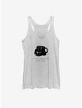 Star Wars Coffee On The Dark Side Womens Tank Top, WHITE HTR, hi-res