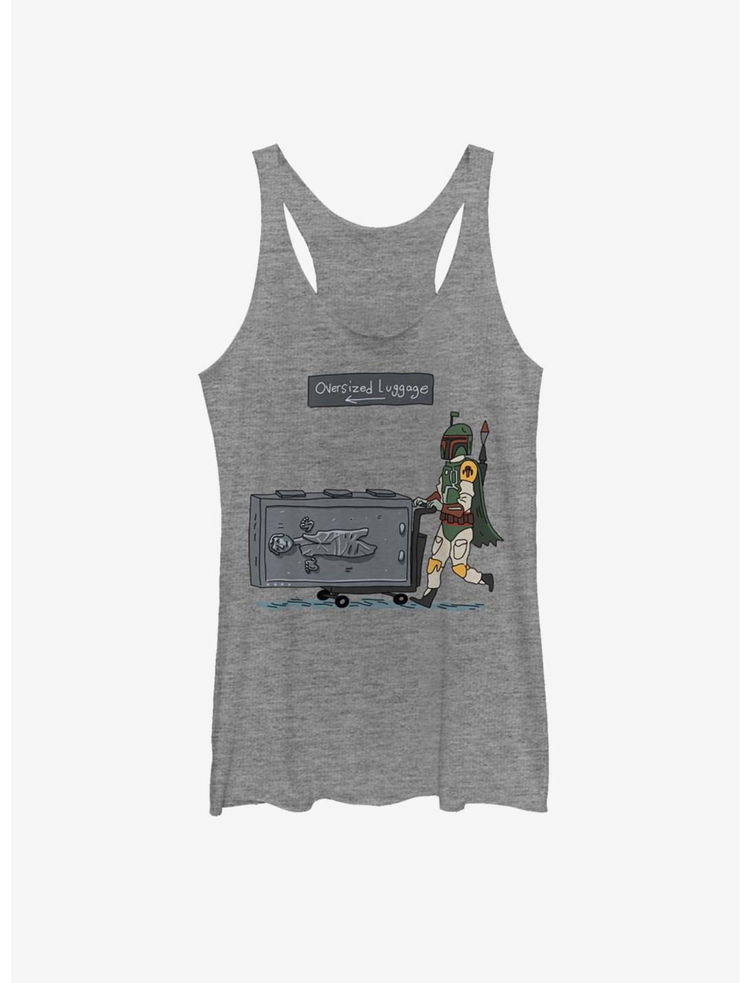 Star Wars Oversized Luggage Womens Tank Top, GRAY HTR, hi-res