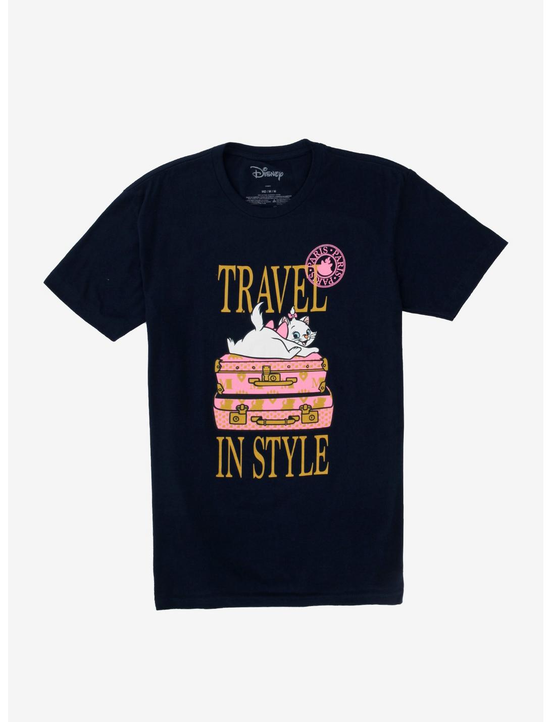 Disney The Aristocats Travel In Style T-Shirt - BoxLunch Exclusive, MULTI, hi-res