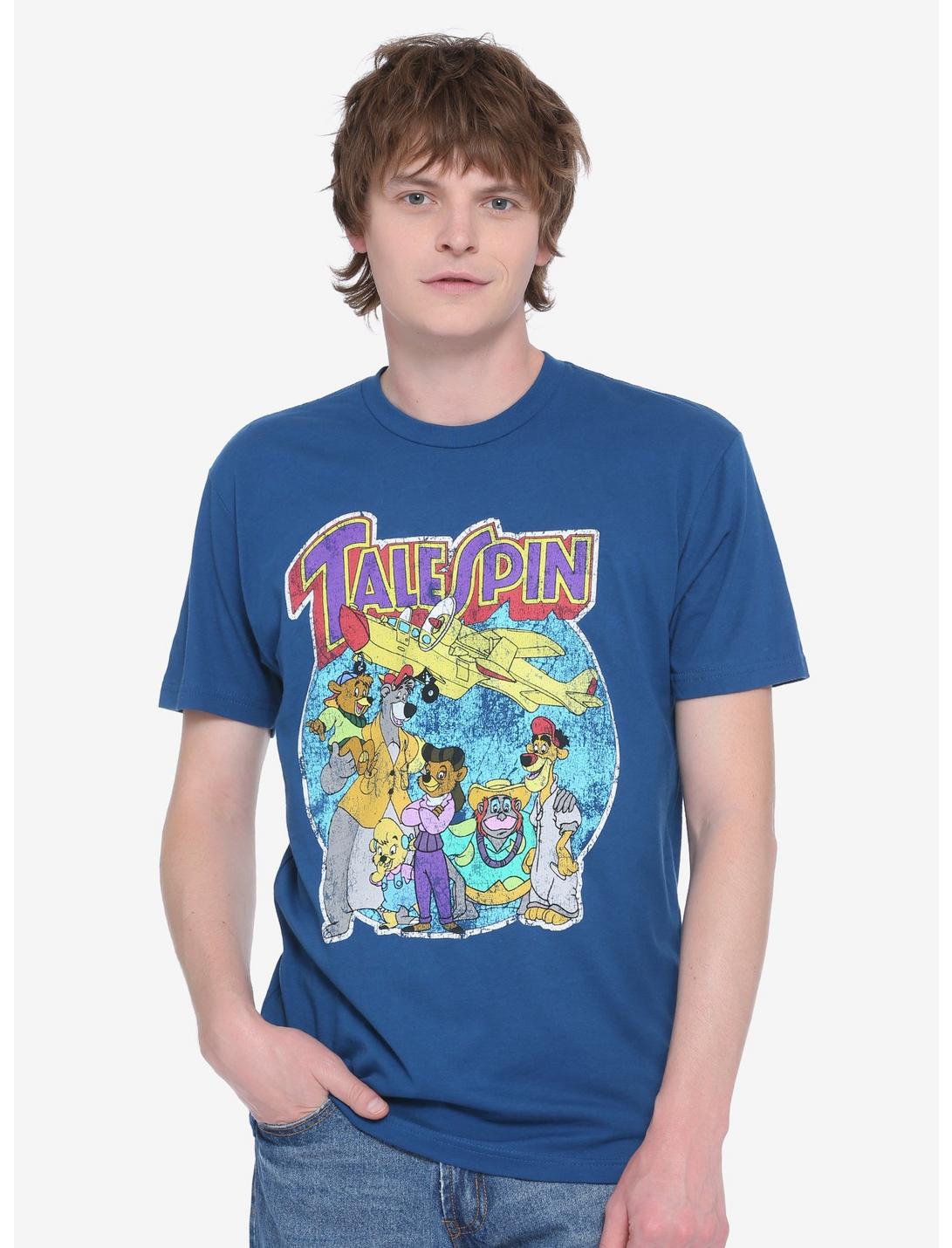 Disney TaleSpin Distressed Logo T-Shirt, NAVY, hi-res
