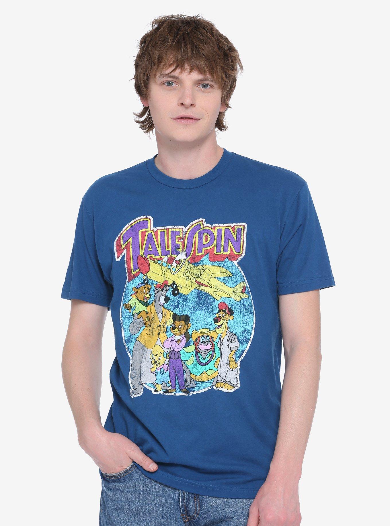 Disney TaleSpin Distressed Logo T-Shirt, NAVY, hi-res